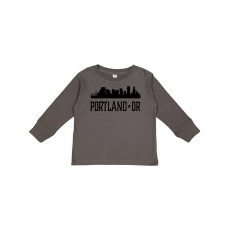 

Inktastic Portland Oregon City Skyline Gift Toddler Boy or Toddler Girl Long Sleeve T-Shirt