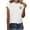 #133-White, variant on Wowcloth Women's Round Neck Short Sleeve T-shirt, Heart Print Casual Loose Fit for Daily Wear