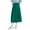 Green, variant on WCMZJ Women's Midi Skirt Elastic High Waist Pleated Skirt Knee Length Swing A-Line Casual Flowy Skirts 2025 Khaki M