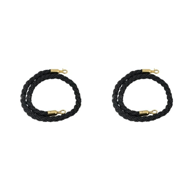 Baohd Cloth Effective Protection Rope Crowd Control Barrier For Efficiently Managing Crowds And Ensuring black W05-4 2Set