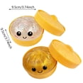 thumbnail image 3 of 2Pcs Giant Glitter Dumpling, Jumbo Dumpling, Mystery Dumplings, with Steamer Box, Soft Squeeze Decompression Dough Fun Gifts for Family and Friends Christmas, New Year & Birthday Gifts (Whith & Red), 3 of 9