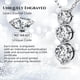 thumbnail image 5 of Collar SIGALIT de plata de ley con moissanita de tres piedras, 5 of 8