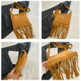 thumbnail image 5 of Crossbody Bags Square Handbag for Women Crossbody Handbag Fringe Purse Tassel Shoulder Bag Wallet （Khaki）, 5 of 6