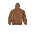 thumbnail image 3 of CornerStone Unisex Tall Duck Cloth Hooded Work Jacket | Zip Up Outerwear for Men & Women with Insulated Hood & Hand Pockets, 3 of 3