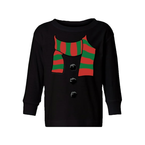 Awkward Styles Christmas Long Sleeve Shirt for Boys Girls Toddler Snowman Xmas Scarf Shirt