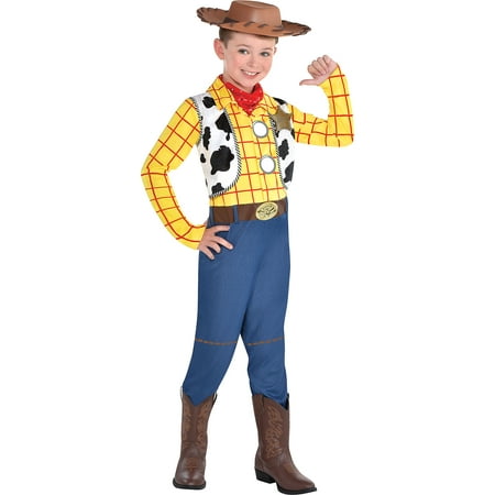 Toy Story Woody Halloween Costume for Toddler Boys, 3-4T, with Accessories