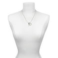 thumbnail image 3 of Delight Jewelry Silvertone 3-D Lacrosse Stick and Ball To the World You are a Mother Locket Necklace, 3 of 4