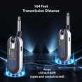 thumbnail image 4 of 2.4G Wireless Guitar Transmitter Receiver Kit with 230° Rotatable 6.35mm Plug, Rechargeable 450mAh Battery, <8ms Latency, 50m Range - Supports Electric Guitar, Bass, Electronic Wind Instruments, 4, 4 of 7