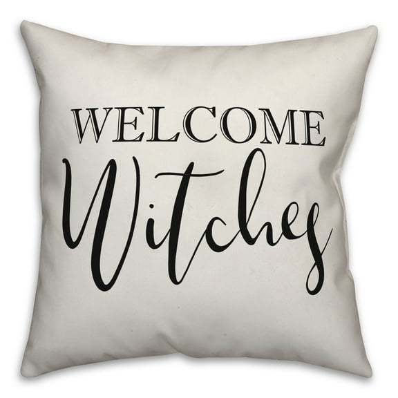 Creative Products Welcome Witches 18x18 Indoor / Outdoor Pillow