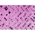 thumbnail image 1 of Ahgly Company Indoor Rectangle Oriental Pink Modern Area Rugs, 7' x 9', 1 of 4
