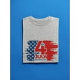 thumbnail image 3 of 4Th Of July Day. Shaped T-Shirt Women -Image by Shutterstock, Female x-Large, 3 of 4