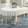 thumbnail image 2 of Geometrical Oval Tablecloth Farmhouse 60"x84" Waterproof Table Cloth Washable Fabric Table Cover for Indoor/Outdoor Home Kitchen Dinner Decor, 2 of 6