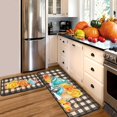 thumbnail image 3 of Fall Kitchen Rugs and Mats Set of 2, Non Slip Backing Thanksgiving Kitchen Rug Fall Decorations for Home Seasonal Farmhouse Fall Holiday Autumn Harvest Low-Profile Kitchen Floor Mat 17"X47"+17"X30", 3 of 6