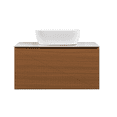 thumbnail image 2 of Simon 36″ Wall Mount Vanity With a Porcelain Vessel Sink, 2 of 8