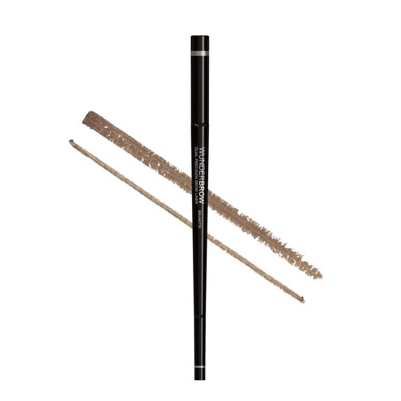 WUNDERBROW Dual Precision Brow Liner Natural Eyebrow Color Pencil, Brunette