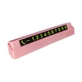 thumbnail image 1 of Placa de número de teléfono del coche Café Tarjeta de números de estacionamiento Tarjeta de números de estacionamiento Rosa, 1 of 9