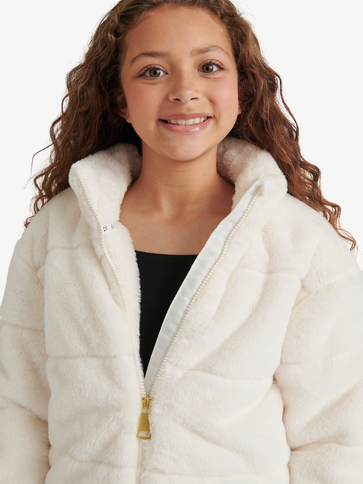 Justice Girl's Mock Neck Faux Jacket, Sizes XS - XL