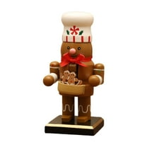 Nutcracker Soldier Birthday Gifts New Year Decoration for Home Office mas Gingerbread Man