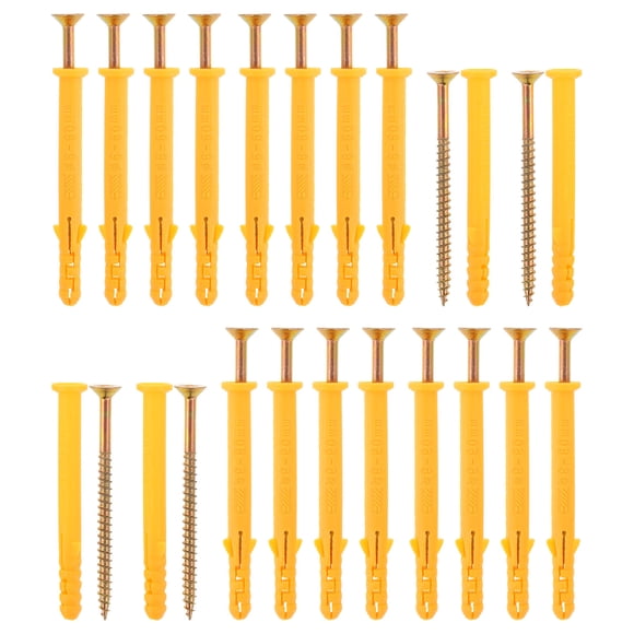 WASHWEPE 50 De Tornillos Y Tacos De Expansión Para Pared Con Colores Surtidos Para Bricolaje Y Construcción