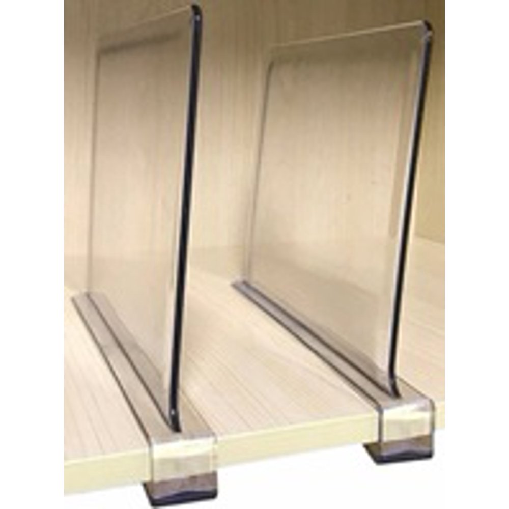 Sorbus Acrylic Shelf Dividers for Shelves 4 Pack