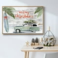 thumbnail image 6 of So Cali Christmas Collection A - Framed Gallery Wrapped Holiday Canvas - 17 x 25 - Natural Wood Frame, 6 of 9