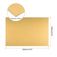 thumbnail image 2 of Unique Bargains Sublimation Metal Blanks 6x8 Inch Aluminum, Wire Drawing Golden, 2 of 6