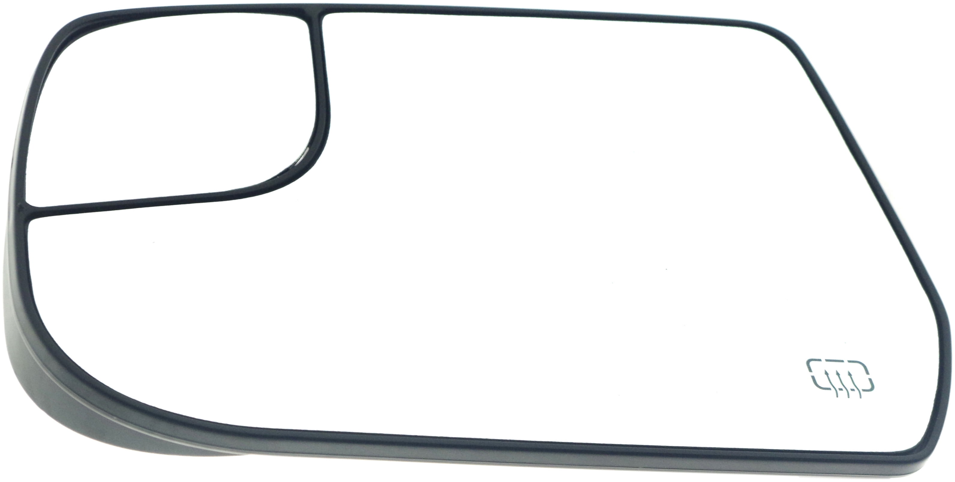 Mirror Glass Compatible With 2010-2017 Chevrolet Equinox Left Driver Side Heated W/ Blind Spot Corner Kool-Vue