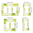 thumbnail image 2 of Yayeee Rocker Switch Wall Plate 2-Gang 4.7"x4.6" Home Decorative Outlet Cover, Green Lemon Pattern, 2 of 6