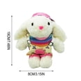 thumbnail image 2 of Uuiauoio Stuffed Animals Keychain Toys,Bunny,Forest Plush Keyring Pendants for Backpack,Purse,Handbag,Goody Bag Ornament for Goody Bag, 2 of 6