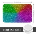 thumbnail image 2 of Kdxio Colorful Glitter,16" x 24", Non-Slip Front Door Mats,Outdoor Welcome Mat Washable, 2 of 9