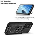 thumbnail image 2 of For Oppo Reno7 5G (Global) Bump Proof Case Ring Kickstand Slide Camera Protector Back Cover, 2 of 5