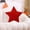 Red, variant on YIMWNYI Solid Color Five Pointed Star Pillow Toy, Decorative Cushion for Sofa and Bed, Cozy Throw Pillow for Home Decor, Soft Short Fabric Cushion with Meaningful Design