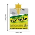 thumbnail image 3 of Yoziaaoa 1 pcs Outdoor Hanging Fly Traps, Disposable Flies Killer Trap Bag Catcher with Natural Attractant Bait Bug Catcher and Flying Insect Trap for Outdoor Family Farm Park Orchard Garden, 3 of 9