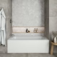 thumbnail image 2 of Streamline NAL-5640-WH 60 in. x 30 in. Acrylic Left-Hand Drain Alcove Bathtub in Glossy White With External Drain in Glossy White, 2 of 10