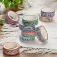 thumbnail image 3 of YUBX Embroidered Pattern Washi Tape Set 10 Rolls Lace Arts Decorative Tapes, 3 of 9