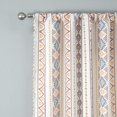 thumbnail image 3 of Vireellx Boho Semi Blackout Curtains, Colorful Stripes with Tassel Decorative Window Treatments, 1 Panel Rod Pocket Drapes for Living Rest Room, 3 of 7