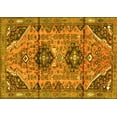 thumbnail image 1 of Ahgly Company Indoor Rectangle Persian Yellow Traditional Area Rugs, 5' x 7', 1 of 4