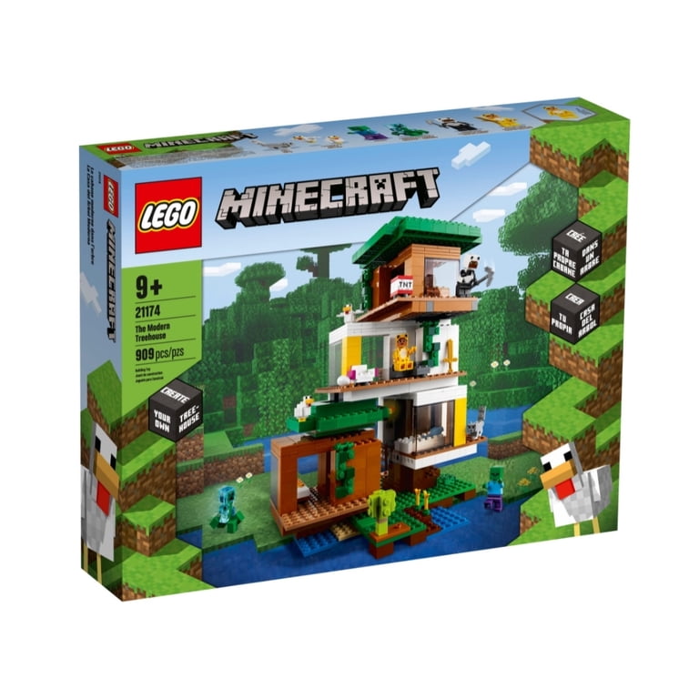 LEGO, Minecraft The Modern Treehouse, 21174, 909 Pieces - Walmart.com