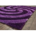 thumbnail image 3 of United Weavers of America Abstract Shag Contemporary Area Rugs, Purple, 3 of 5