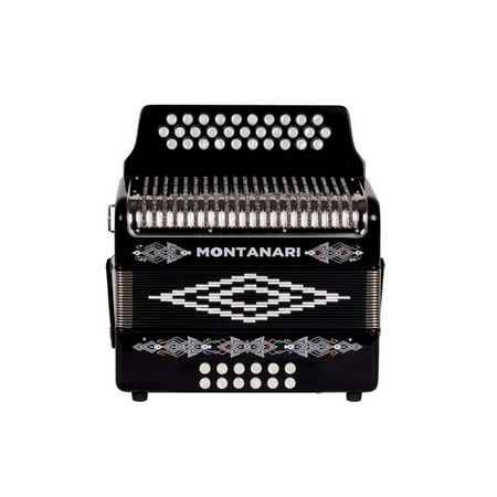 Montanari 3112 MG Accordion No Switch EAD Black