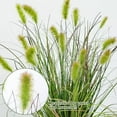 thumbnail image 6 of Zukuco 8 Bundles Artificial Plants Grass Plastic Greenery Shrub Bushes Plastic Wheat Grass for Indoor Outdoor Home Garden Decoration, 6 of 7