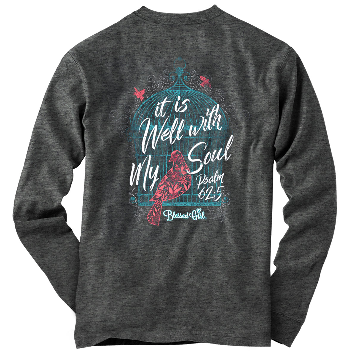 Blessed Girl Blessed Girl Women's Long Sleeve TShirt Birdcage