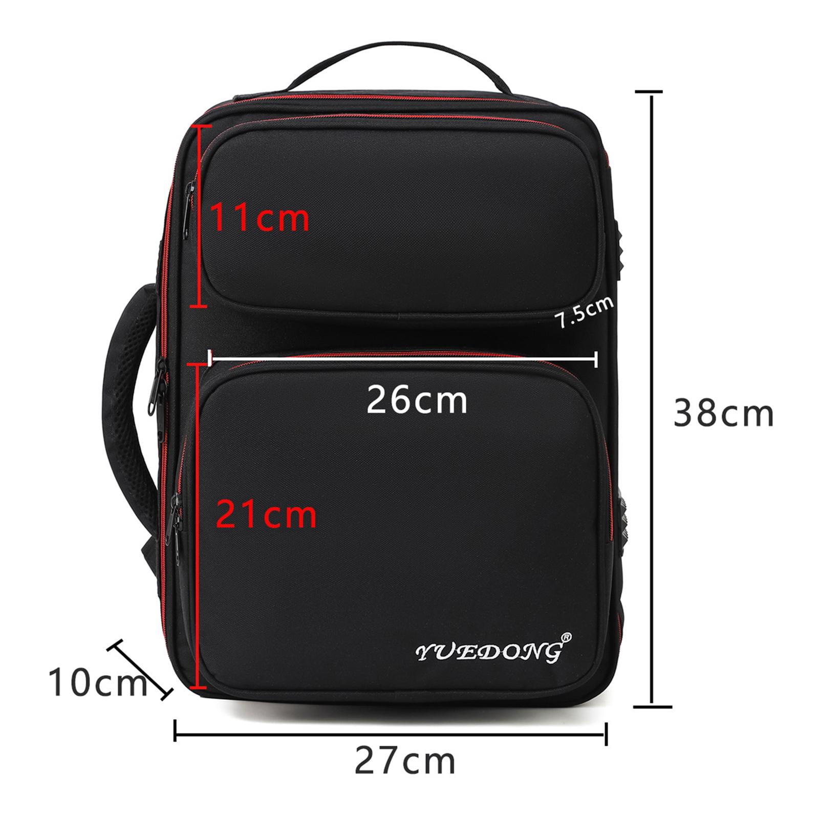 EHJRE Carry Soft Case for Pedal Board Oxford Cloth Shockproof Multi Effects Zipper Bag Small