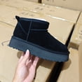 thumbnail image 1 of Botas de nieve mini de suela gruesa para lluvia de invierno, botas de mujer de invierno con punta redonda y suela gruesa, moda cálida, 1 of 4