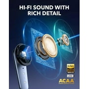 Soundcore Liberty 4 Pro من Anker، وسماعات الأذن اللاسلكية لإلغاء الضوضاء، وأجهزة الاستشعار السبعة، وإلغاء الضوضاء التكيفية في الوقت الفعلي