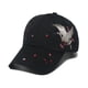 thumbnail image 1 of Gorra de béisbol bordada en algodón con forma de flor de ciruelo, grulla, para adulto, 1 of 1