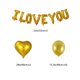 thumbnail image 3 of Matsuzay Globo con letras de amor, confesión del Día de San Valentín, globo con corazón de amor, monograma de película de aluminio, decoración para Kits de decoración para fiestas Dorado Matsuzay HA8818-01B, 3 of 6