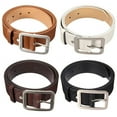 thumbnail image 4 of Men's Stylish Casual Waistband PU Leather Pin Buckle Waist Strap Business Belt, 4 of 7