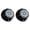 Black, variant on Quick Install Shoelace Fasteners, Rotary Plastic Button Locks, 1 Pair No Tie Clips for Active Daily Shoes and Walking