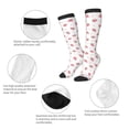 thumbnail image 6 of Lsque Hand Drawn Strawberry Printed Crew Socks Men's Women's LightWeight Thin Casual Calf Socks ,Knee High Socks,Cotton Socks, 6 of 9